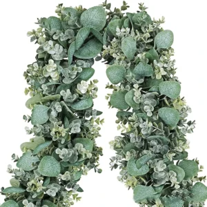 175cm Fake Eucalyptus Rattan Artificial Plants Vine Green Garland Leaf Silk Ivy Wall Hanging Garland Wedding Party Decoration