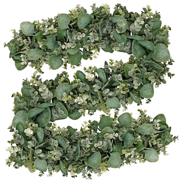 175cm Fake Eucalyptus Rattan Artificial Plants Vine Green Garland Leaf Silk Ivy Wall Hanging Garland Wedding Party Decoration - Image 6