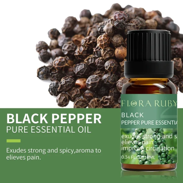 Essential Oils for Diffusers Lavender Eucalyptus Tea Tree Peppermint Rosemary Mint Bergamot Lemon Rose Pure Essential Oil 10ml - Image 22