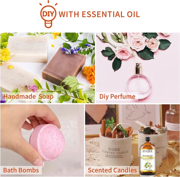 EUQEE 118ML Oregano Jasmine Lavender Essential Oil For Humidifier Diffuser Eucalyptus Aroma Oils For DIY Soap Candle - Image 6