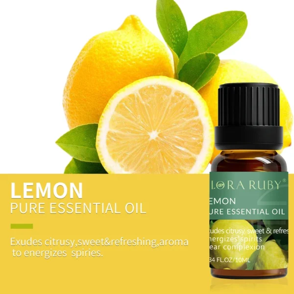 Essential Oils for Diffusers Lavender Eucalyptus Tea Tree Peppermint Rosemary Mint Bergamot Lemon Rose Pure Essential Oil 10ml - Image 7