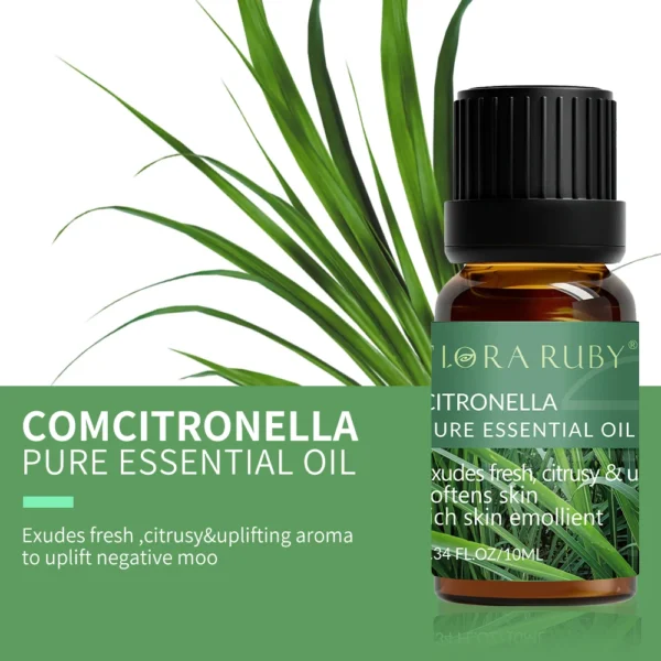Essential Oils for Diffusers Lavender Eucalyptus Tea Tree Peppermint Rosemary Mint Bergamot Lemon Rose Pure Essential Oil 10ml - Image 9