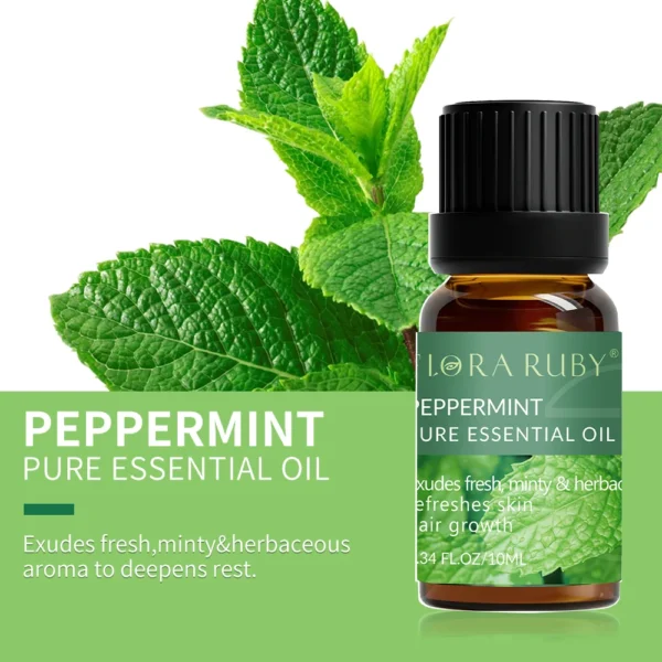 Essential Oils for Diffusers Lavender Eucalyptus Tea Tree Peppermint Rosemary Mint Bergamot Lemon Rose Pure Essential Oil 10ml - Image 16