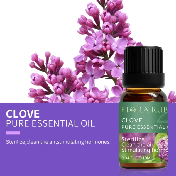 Essential Oils for Diffusers Lavender Eucalyptus Tea Tree Peppermint Rosemary Mint Bergamot Lemon Rose Pure Essential Oil 10ml - Image 17