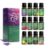 10ml pure essential oil bottles for diffusers including eucalyptus, lavender and tea tree