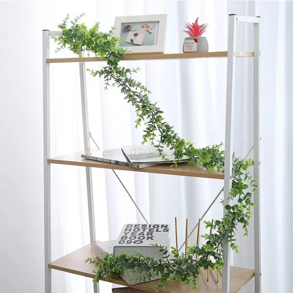 180cm Artificial Eucalyptus Garland Rattan for Wreaths DIY Wedding Decorations Arch Wall Backdrop Green Hanging Vine Fake Plants - Image 3