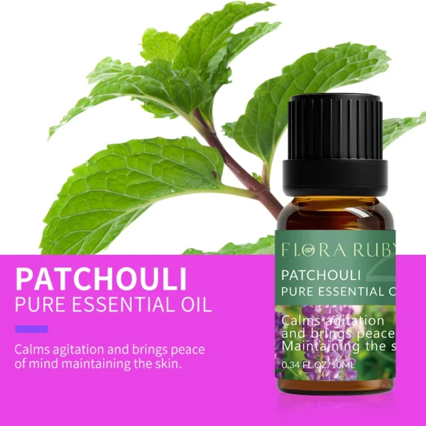 Essential Oils for Diffusers Lavender Eucalyptus Tea Tree Peppermint Rosemary Mint Bergamot Lemon Rose Pure Essential Oil 10ml - Image 21